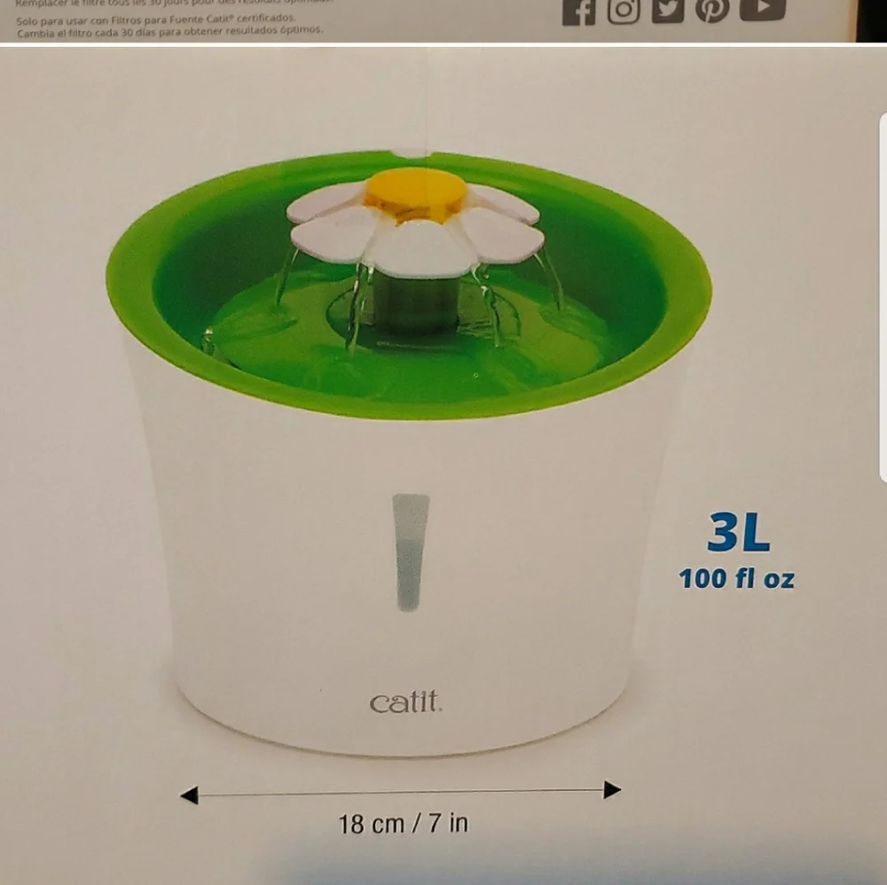❤️BUY 5 GET 3 FREE Catit Triple Action Pet Fountain Filter